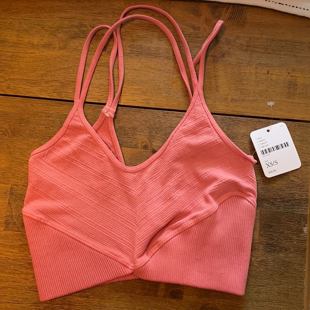 Free People black diamond tank